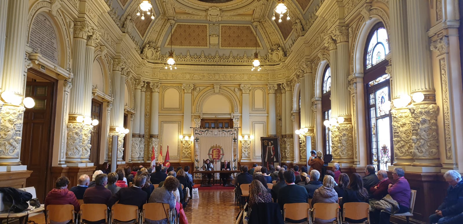 Recepción en el Ayuntamiento de Valladolid